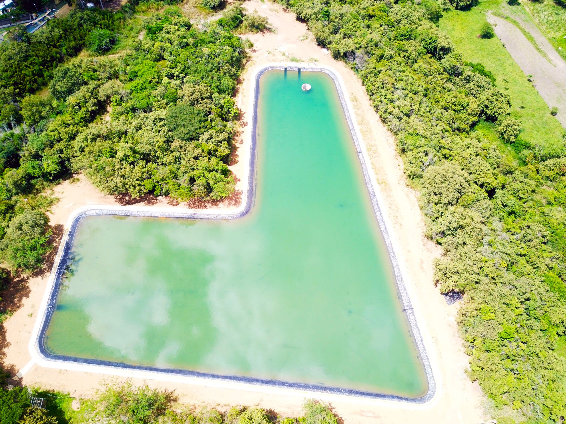 Imagen representativa del Reservorio de agua clarificada