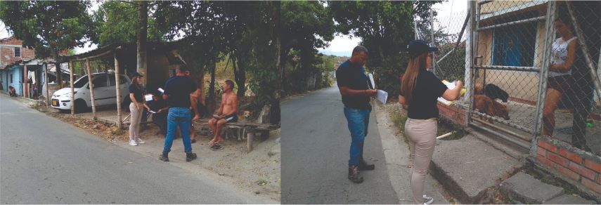 personal de Centroaguas socializando obras a la comunidad de La Rivera y Cienegueta Imagen representativa de personal de Centroaguas socializando obras a la comunidad de La Rivera y Cienegueta
